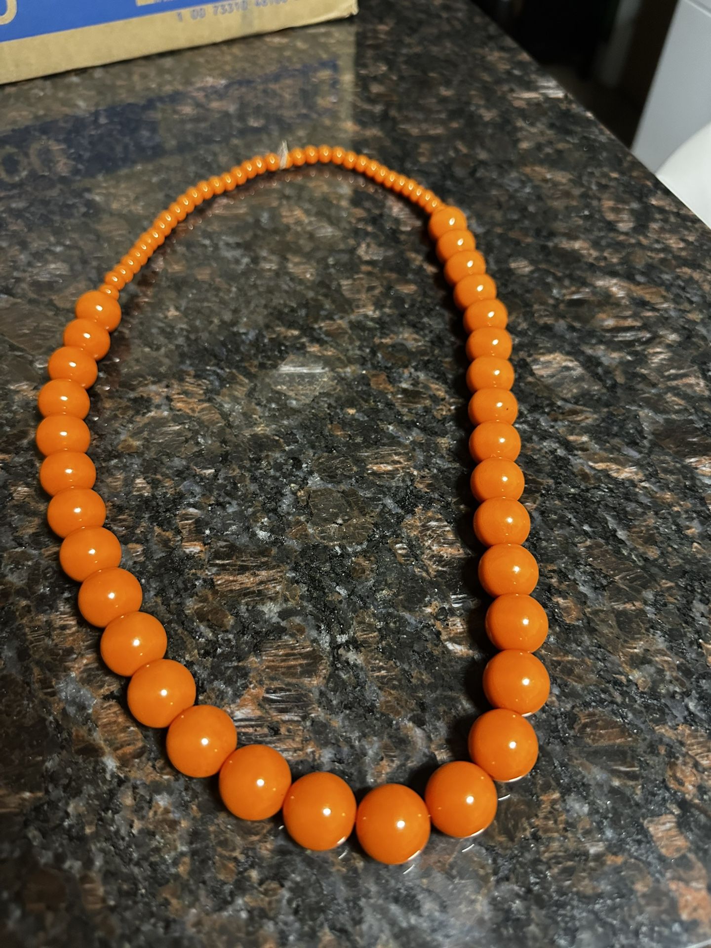 Women’s Orange Fashion Necklace