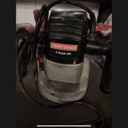 Craftsman 2 Peak HP Rounter Model 135.17508