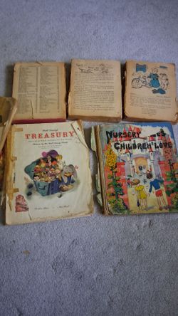 Children's old story books.
