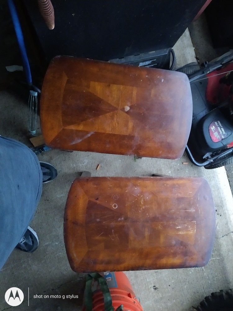 Vintage Mahogany End Tables