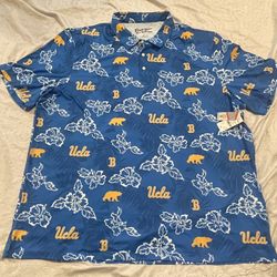 Men's 3XL UCLA BRUINS Reyn Spooner Hawaiian Shirt Brand New