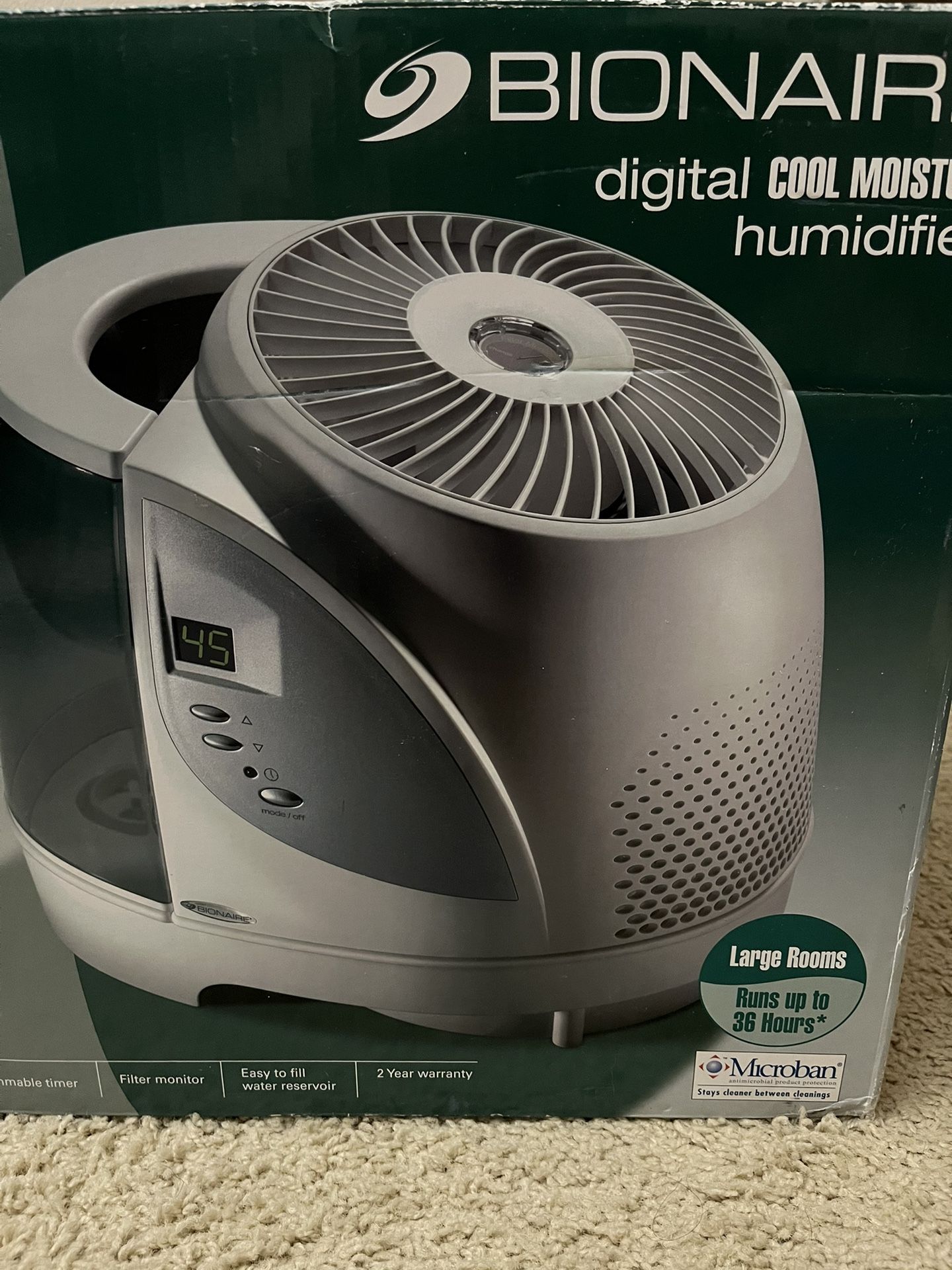Bionare Digital Cool Moisture Humidifier BCM7305