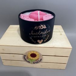Handmade scented candle 