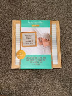baby name letter board