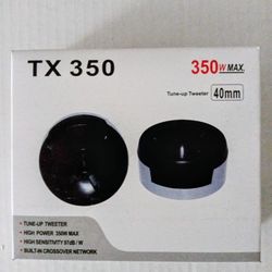TX350 Audio Tweeters 350 Watts Brand New In The Box 