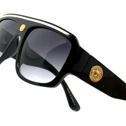 Sunglasses Square Black Frame UV Protection Hip Hop Street Wear Fashion