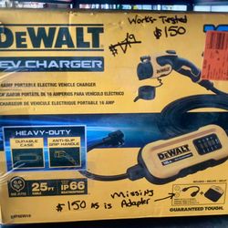 DeWalt Portable Electric Vehicle Charger