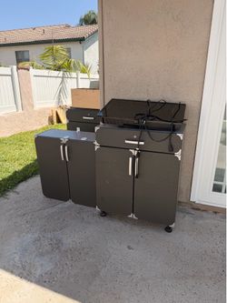 Nine Piece Garage Cabinet Set