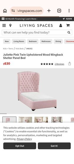Brand new truffle twin bed