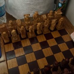 Antique chessboard 