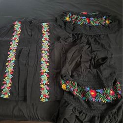 Mexican Dress And Shirt 
