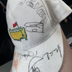 Masters Hat Autographed