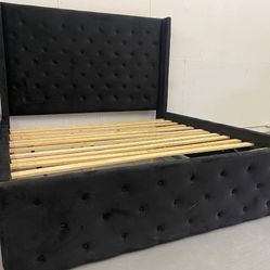 BRAND NEW OVERSIZED 6ft UPHOLSTERED & TUFTED BED FRAME /KING $595/QUEEN $545!  PRICE INCLUDES DELIVERY!!  You don’t pay until we deliver!!  Cash , cas