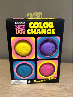 Teenie Nee Doh Color Change 4-Pack
