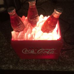 Vintage Coca-Cola light/waterfall Fountain 