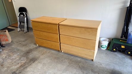 Ikea Malm dressers