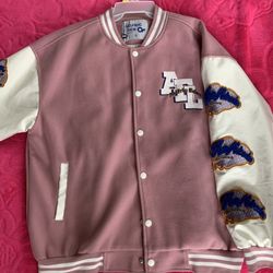 Damon Color Bomber Jacket With Blue patches