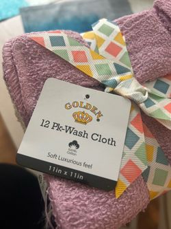 12 Pack Rainbow Wash Cloth