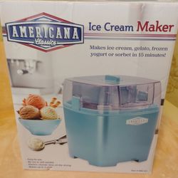 AMERICANA  ICE CREAM MAKER