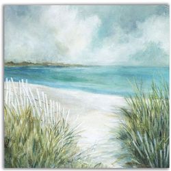 Beautiful Beach Canvas Painting Picture Wall Decor
Coastal Fences with Grass Beach Pathway Painting
