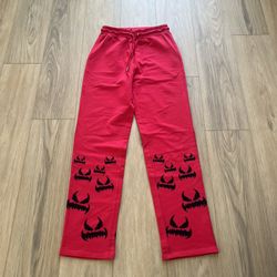 Red “Monster” Sweats
