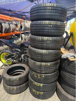18” tires 225/50/18 with free installation $50 each
