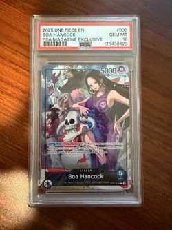 One Piece Card Game Boa Hancock Promo PSA 10