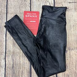 SPANX Faux Leather Leggings Women’s Small