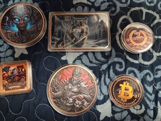 Very nice copper bullion