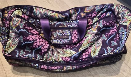 Vera Bradley Purple Floral travel bag