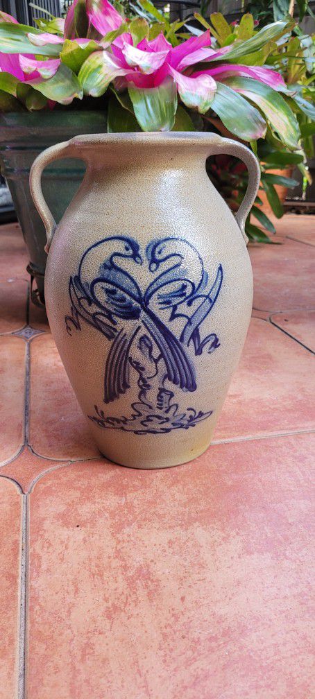 1998 Rowe Pottery Full Size Historical Collection Ovoid Jug