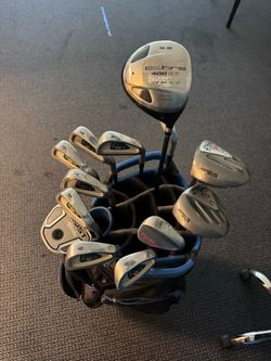 Mixed Golf Club Set with Bag