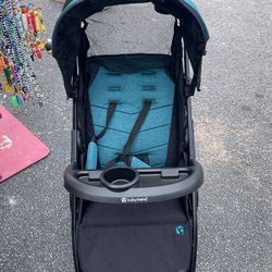 Baby Trend Tango Lightweight Baby Infant Travel Stroller w/ Canopy, Veridian