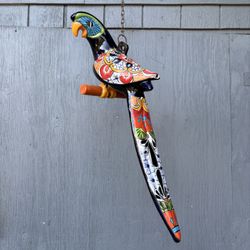 Huge Ceramic Hanging Bird 