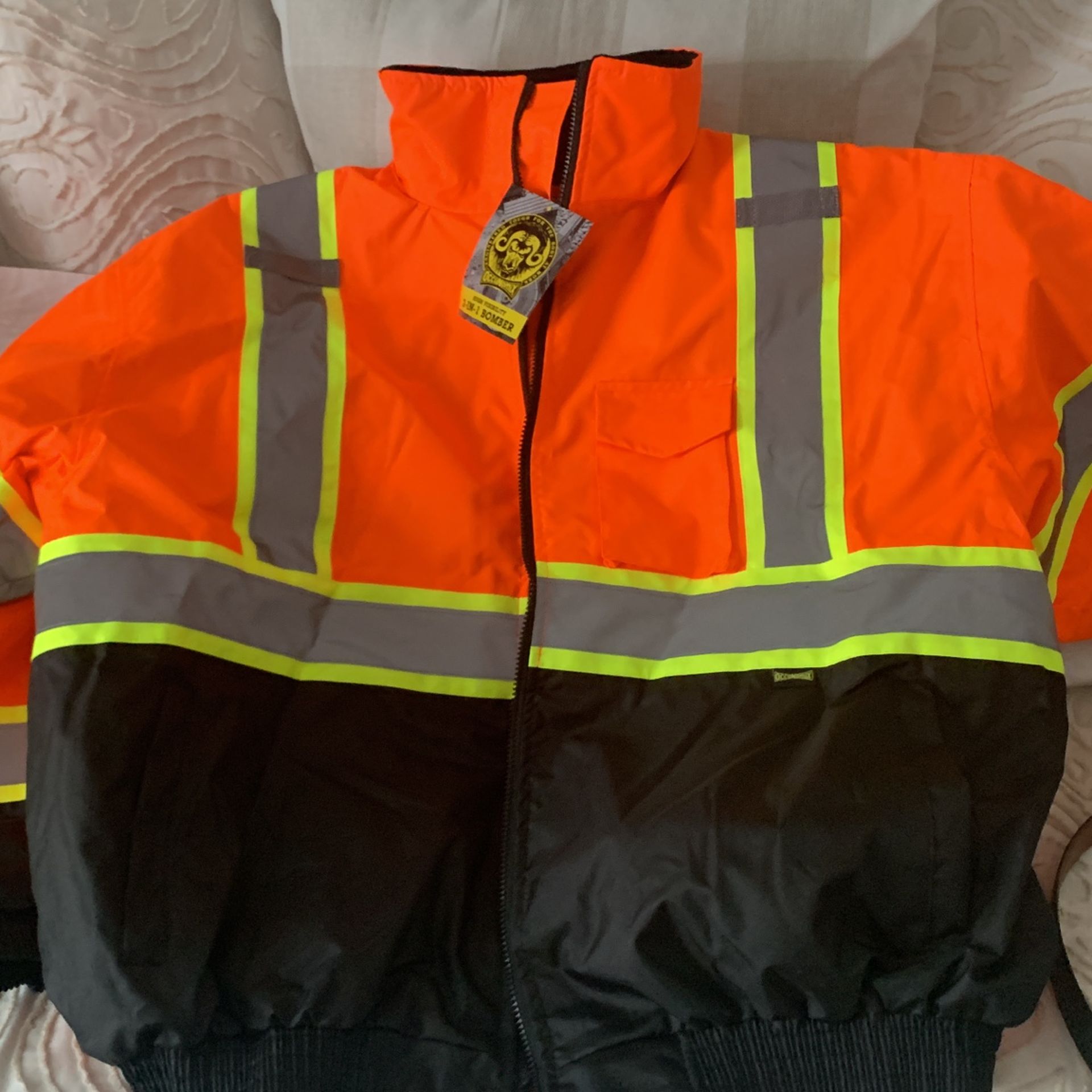 Hi Viz Safety Jacket Insulated