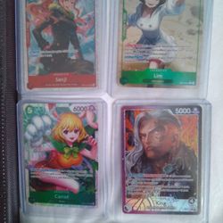 ONE PIECE cards All Mint Condition Or Better