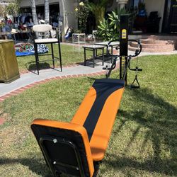 Exercise Machine, Used Once,  Foldable For Easy Transportation 