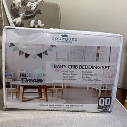 Gender Neutral Baby Crib Bedding Set 