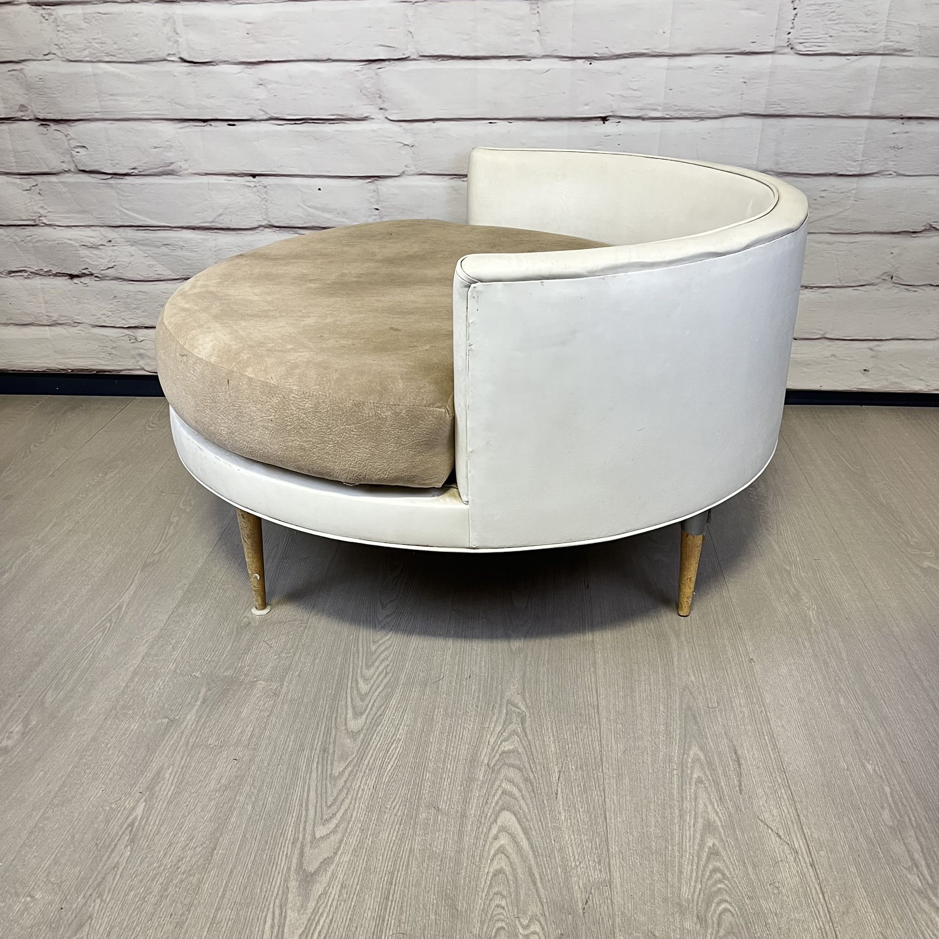 Original MCM Round Chair For Repair As-Is Harvey Probber?
