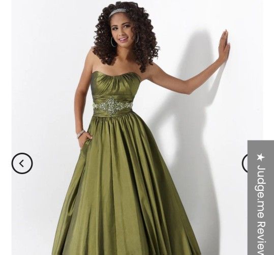 Flirt By Maggie Sottero Green Gown XV 6