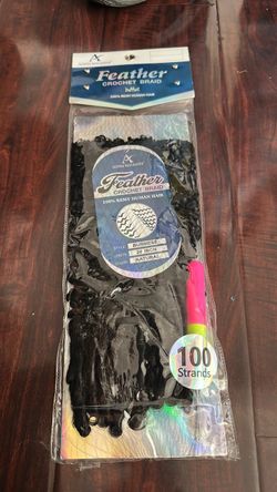 Feather crochet braid 100% remy human hair new