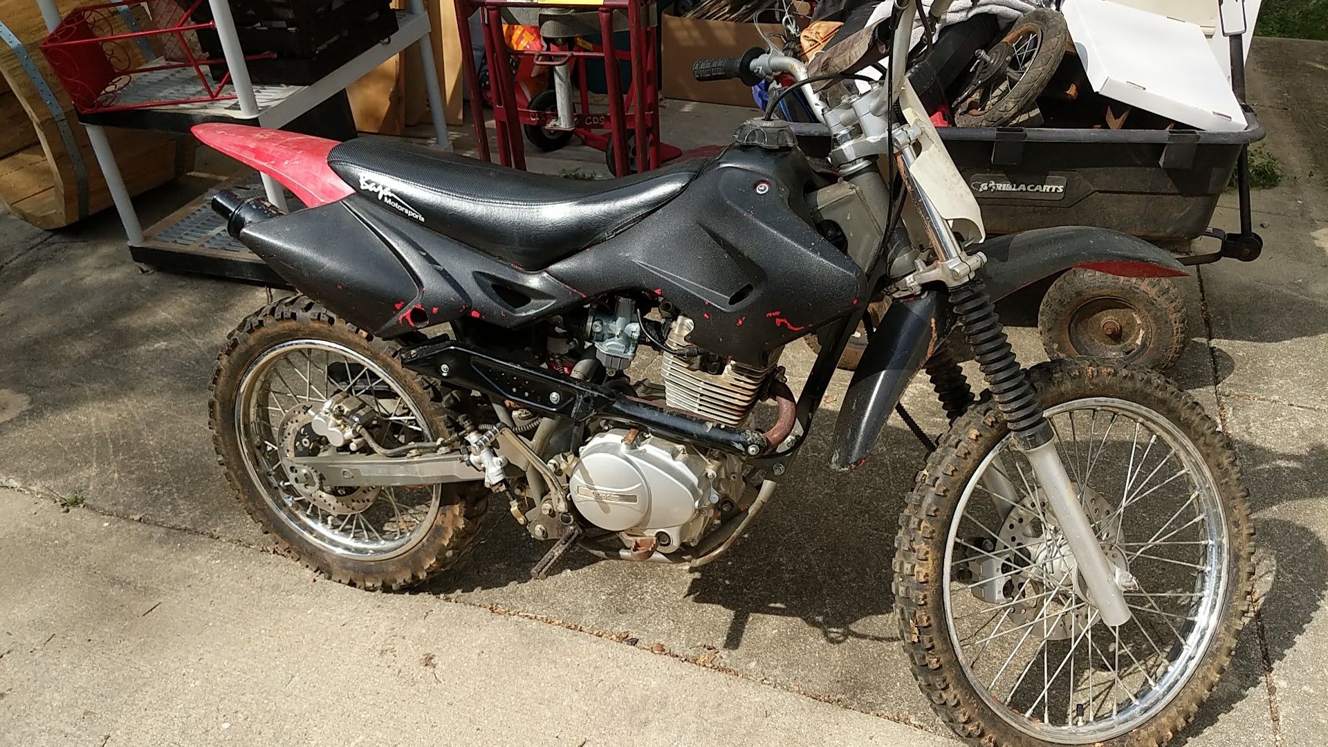 Baja Motorsports 125cc dirt bike -not running $250