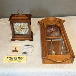 Howard Miller 620 156 Fenton Clock & 612-437 Graham Clock