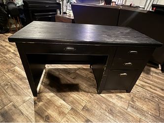 Black Office Desk