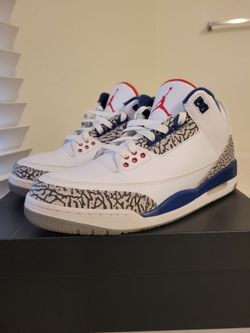 Air Jordan 3 Retro True Blue OG (2016) ✅️ Size 10 Men's 🔹️Preowned, Used. See All Pics 🔸️100% Authentic Guaranteed Nike AJ3 III 🔥🔥🔥