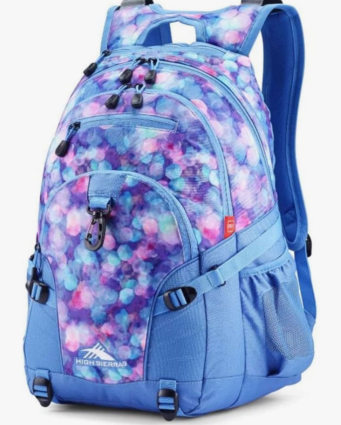 High Sierra Loop Backpack, Travel, Work Bookbag with tablet sleeve Shine Blue