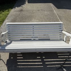 AMISH CASUAL 5 FOOT FINISHED ROLL BACK PORCH SWING