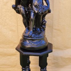 Cement Statue of a Couple of Young Adults Gazing and Hugging
- REDUCED 