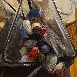 Huge Wool Yarn Lot ! 