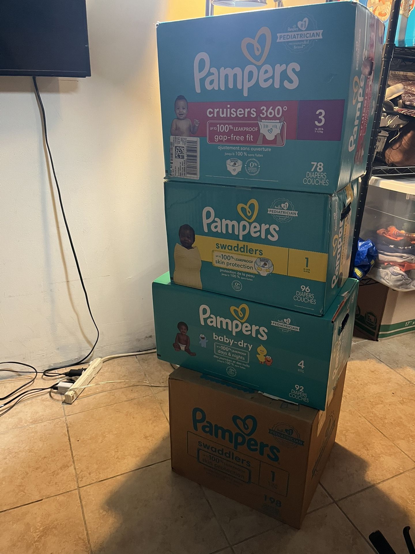 Baby Pampers Mix Sizes